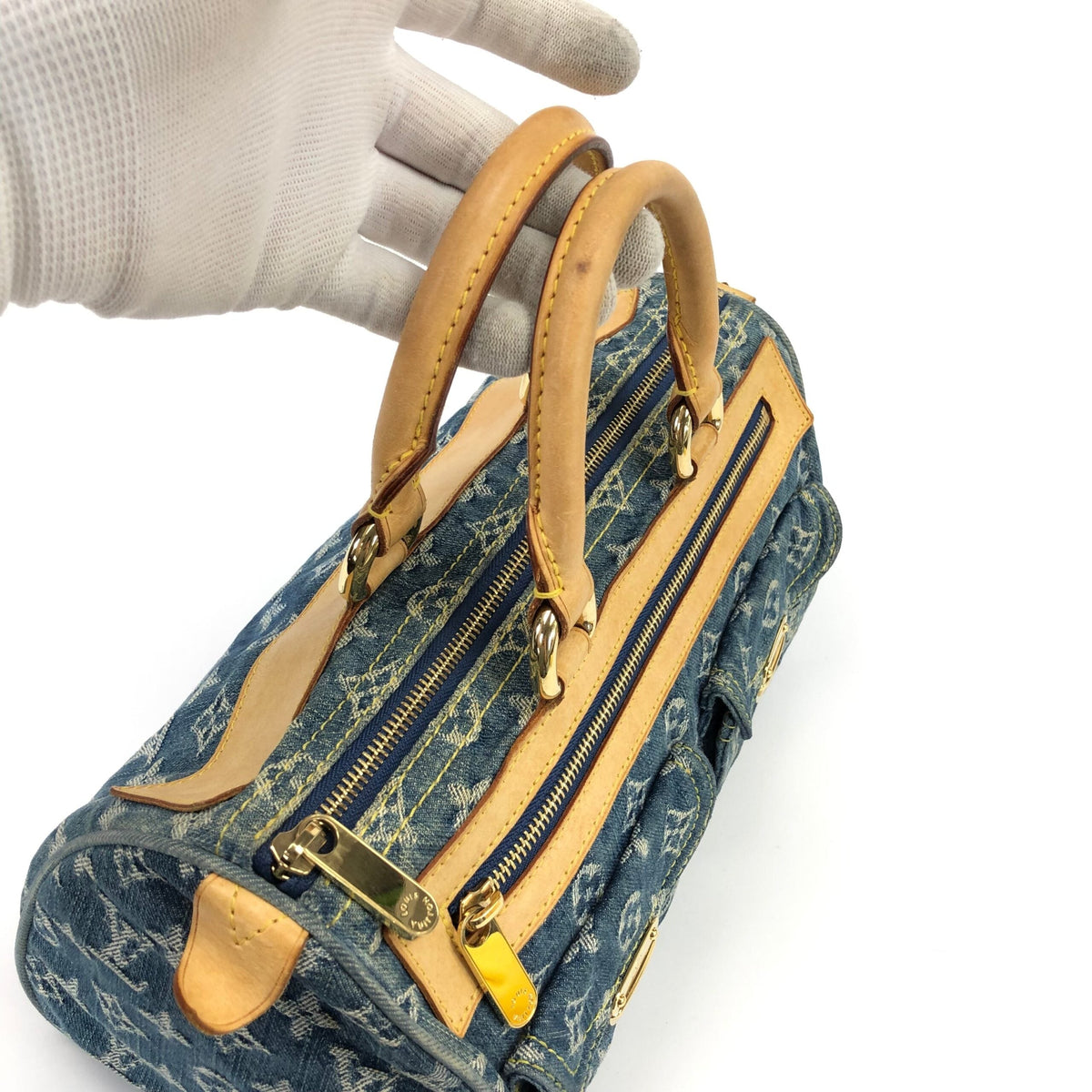 LOUIS VUITTON NEO SPEEDY DENIM BAG