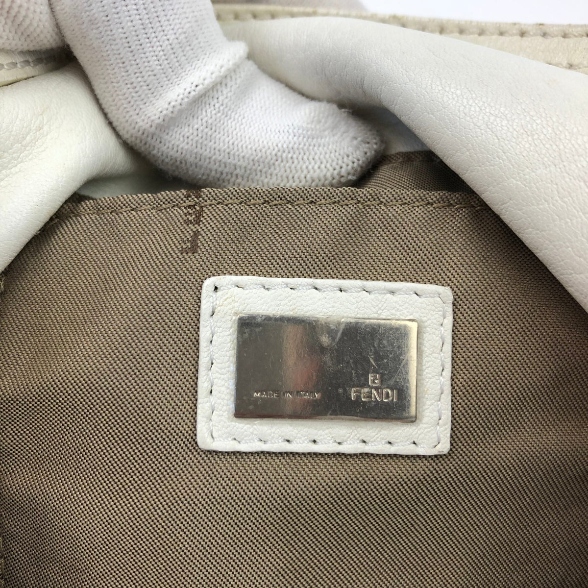 FENDI LEATHER BAGUETTE BAG
