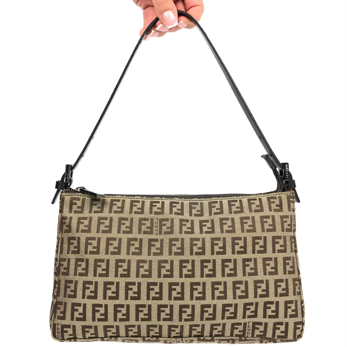 FENDI ZUCCA SHOULDER BAG