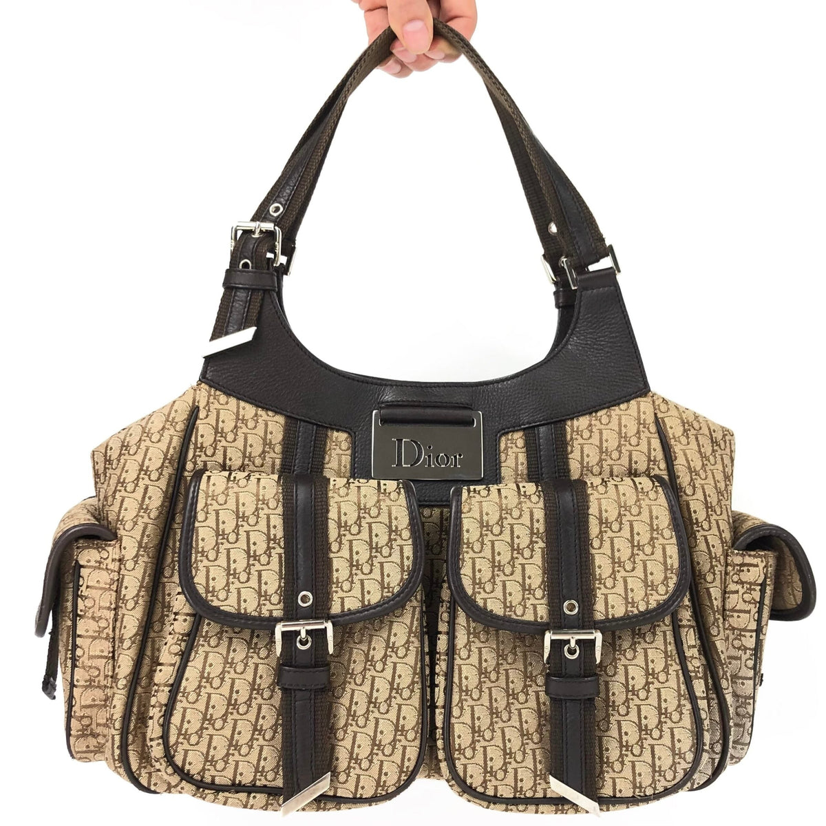 CHRISTIAN DIOR MONOGRAM SHOULDER BAG
