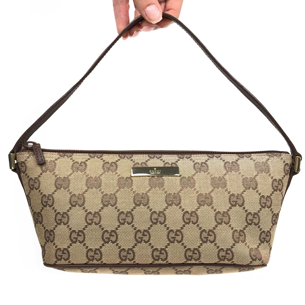 GUCCI MONOGRAM SHOULDER BAG