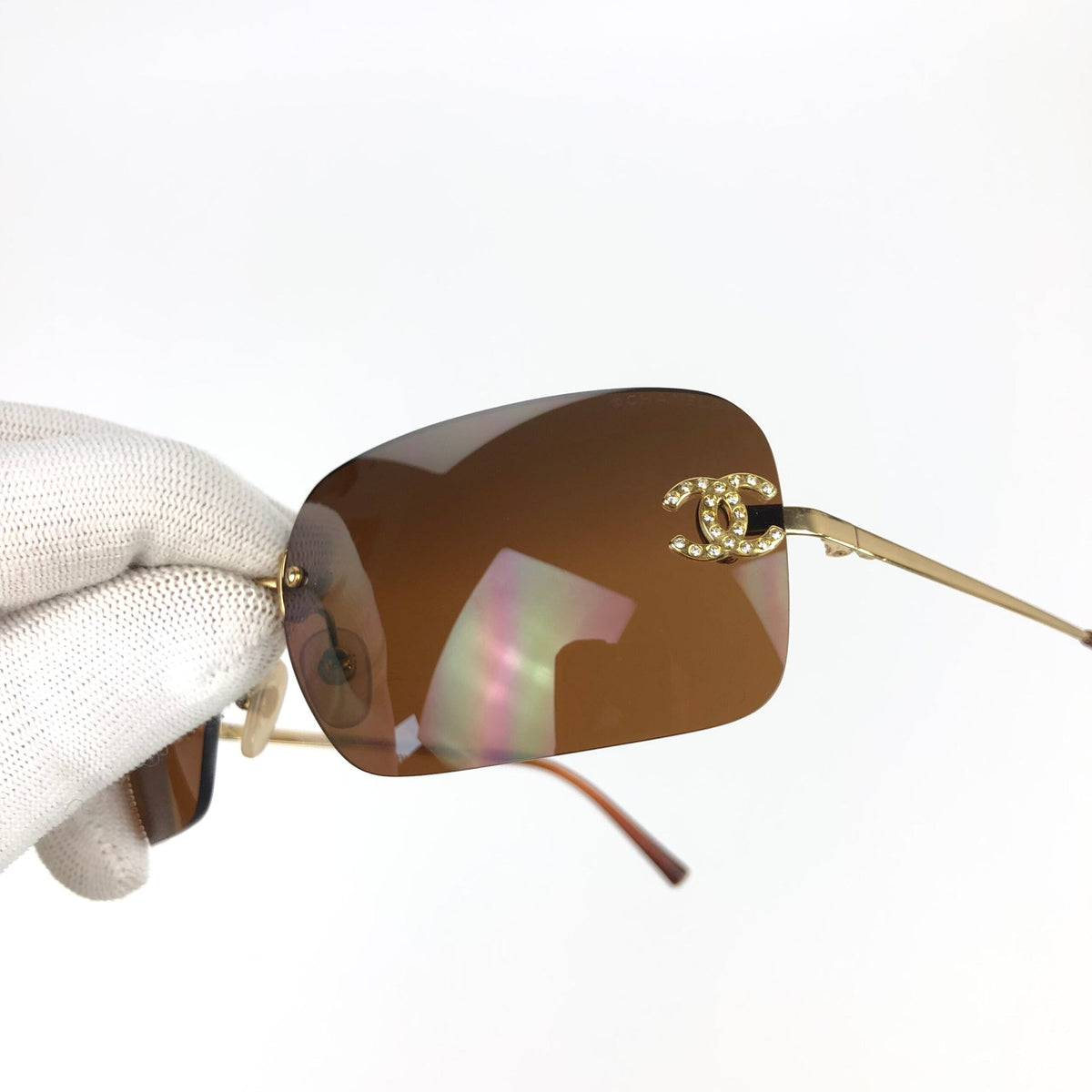 CHANEL RIMLESS SUNGLASSES