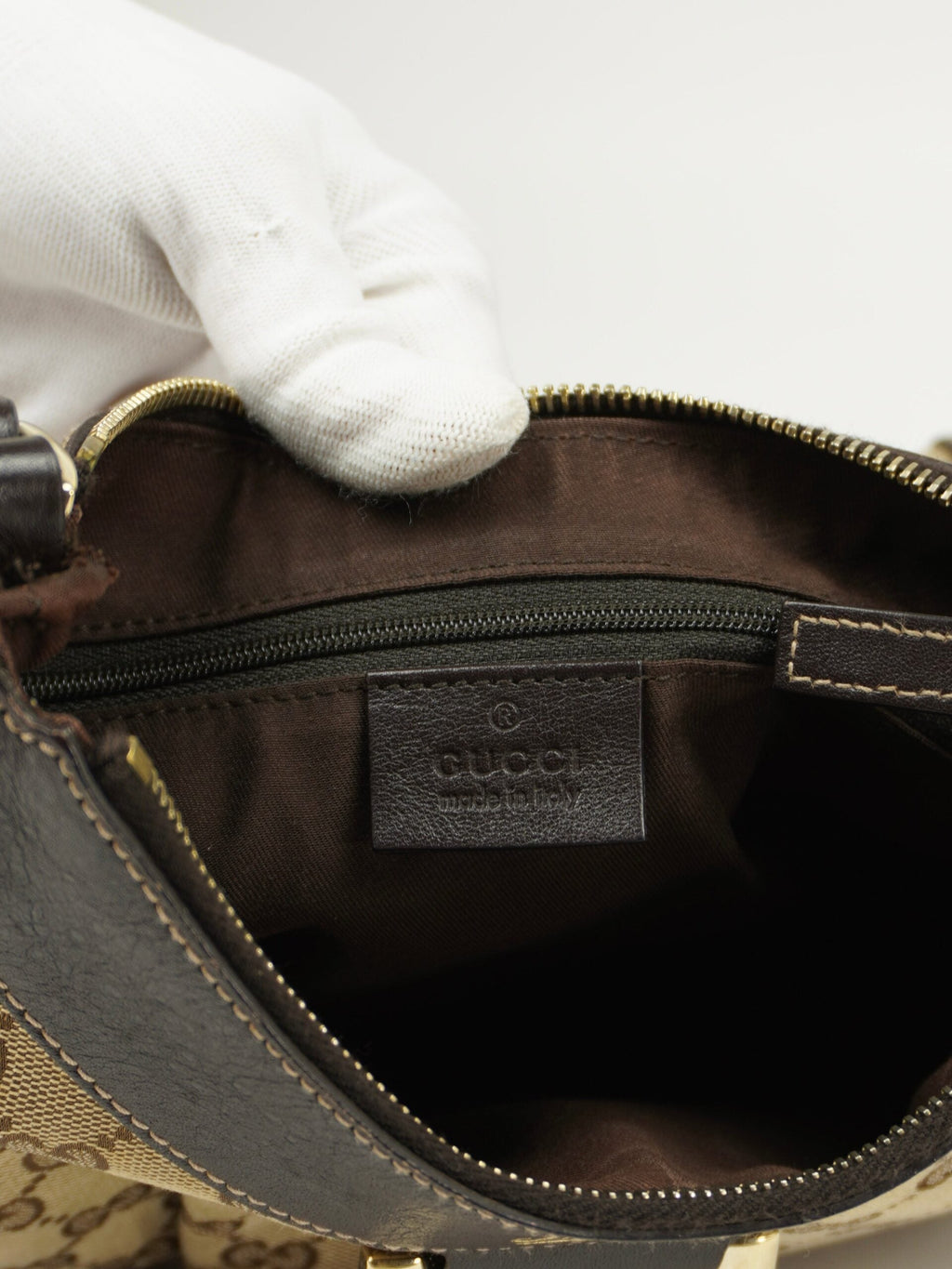 GUCCI MONOGRAM ABBEY BAG