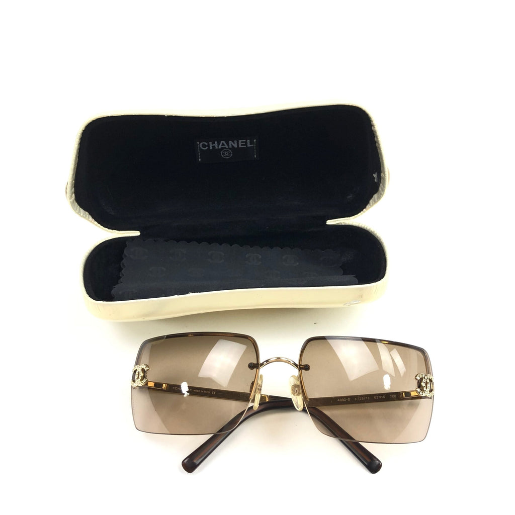 CHANEL RIMLESS SUNGLASSES