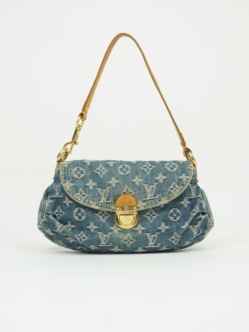 LOUIS VUITTON DENIM PLEATY BAG
