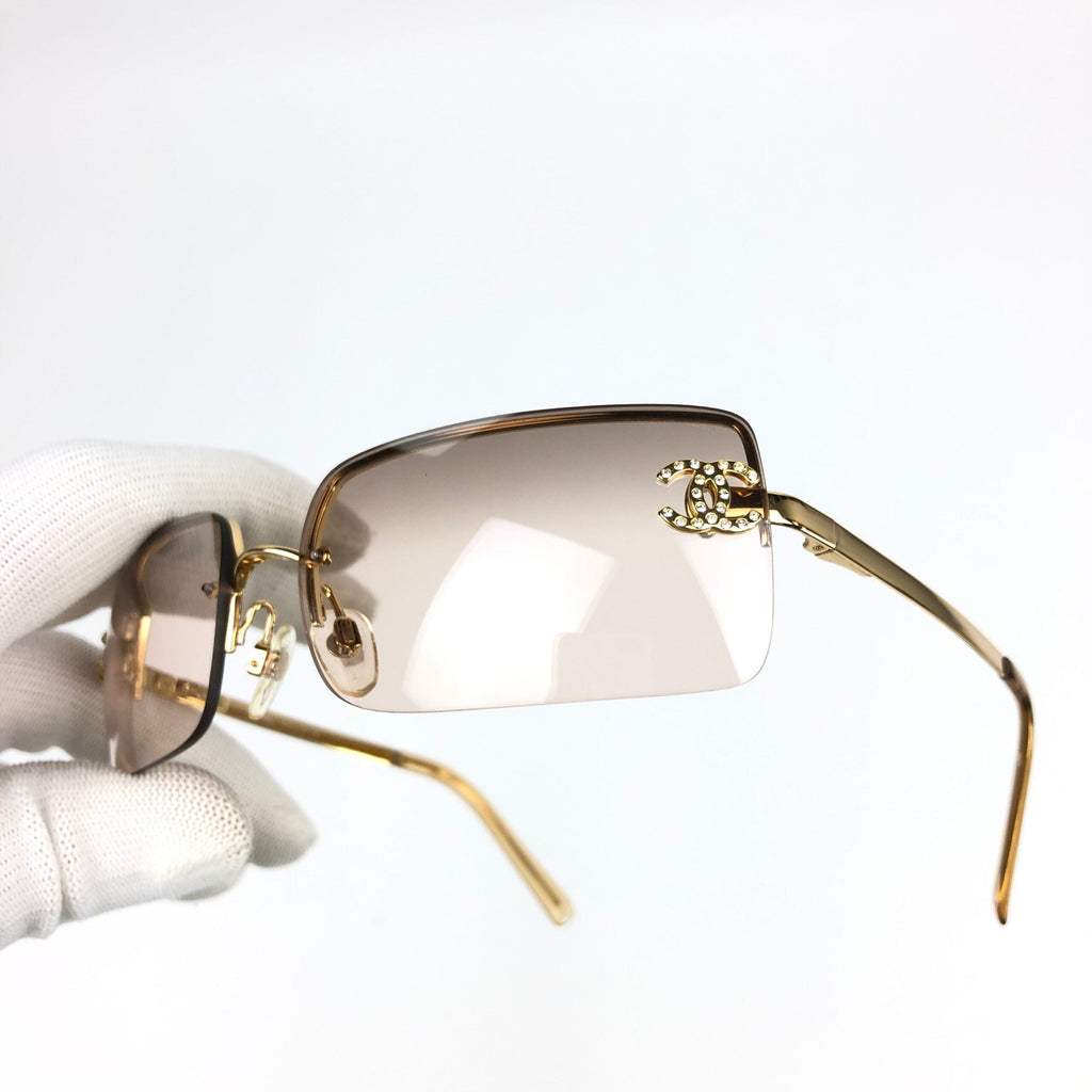 CHANEL RIMLESS SUNGLASSES
