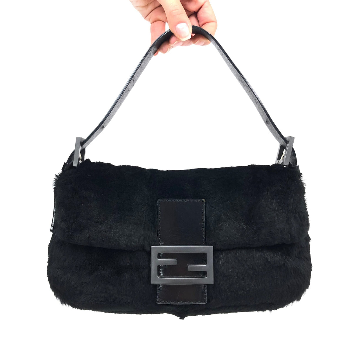 FENDI MINK FUR BAGUETTE BAG