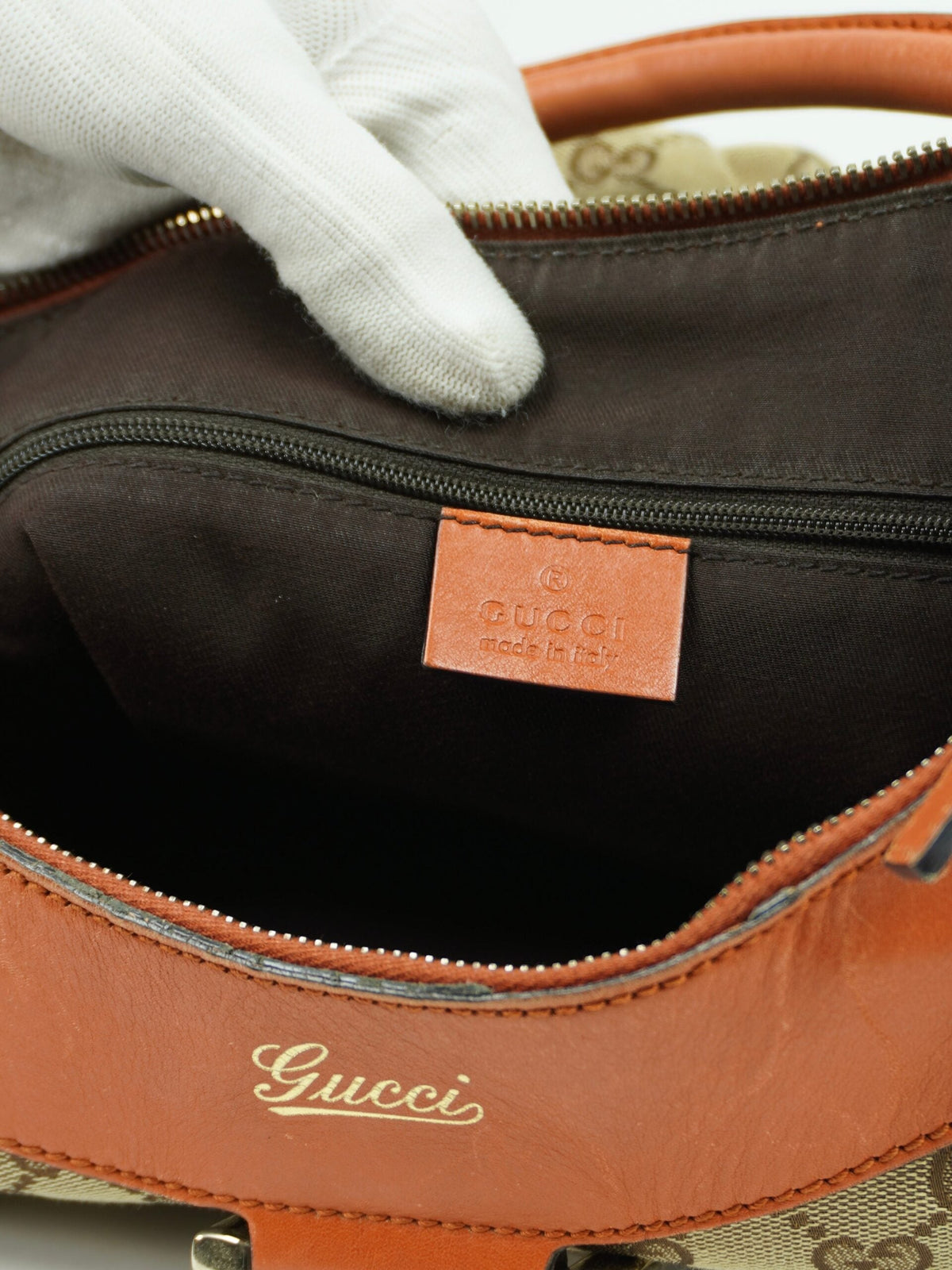 GUCCI MONOGRAM ABBEY BAG