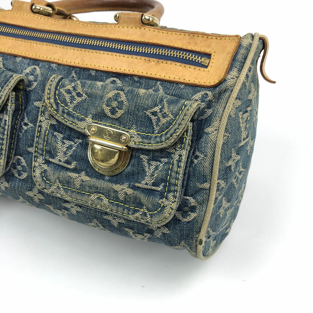 LOUIS VUITTON NEO SPEEDY DENIM BAG