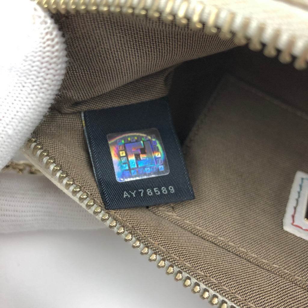 FENDI ZUCCA CHAIN BAG