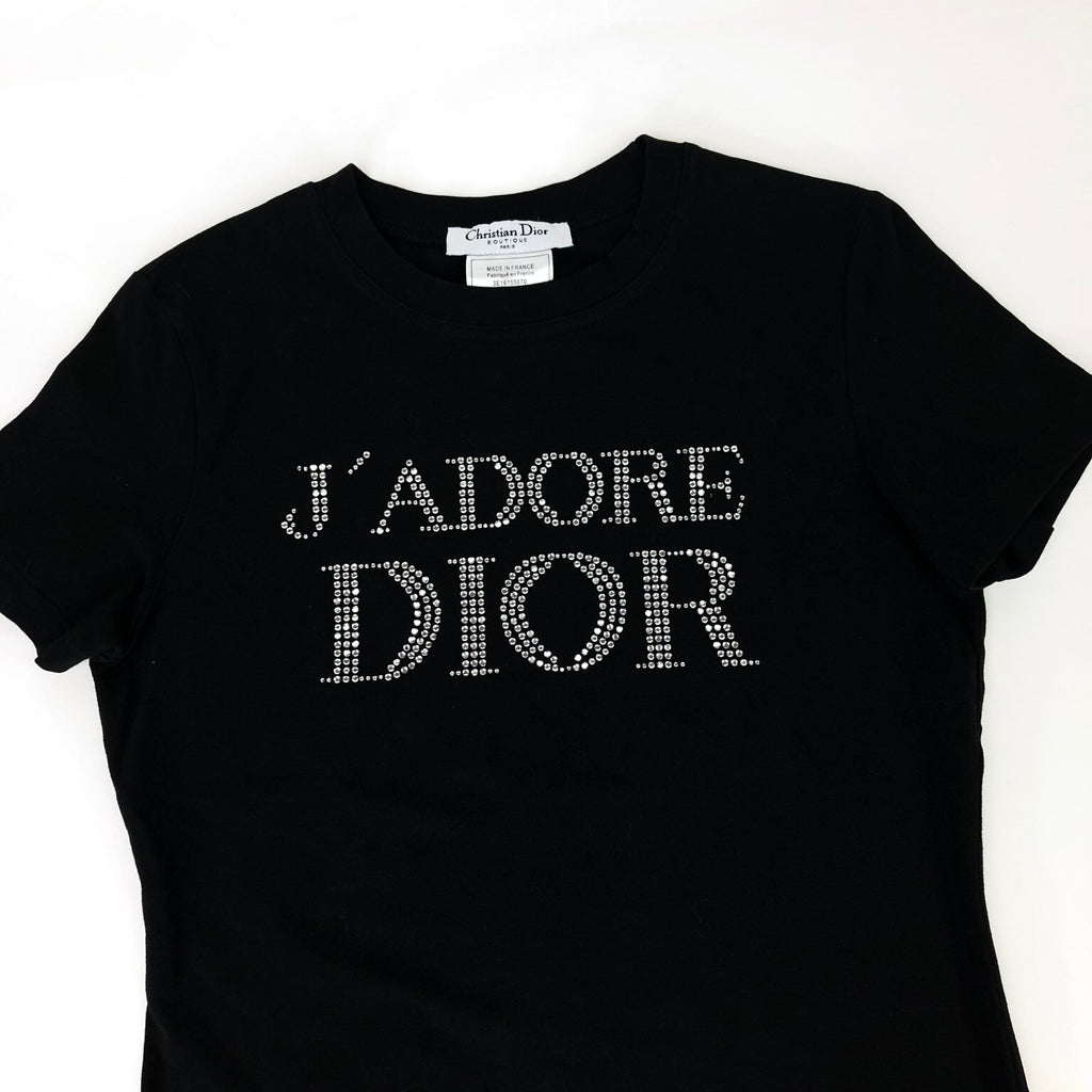 CHRISTIAN DIOR J’ADORE DIOR RHINESTONE T-SHIRT