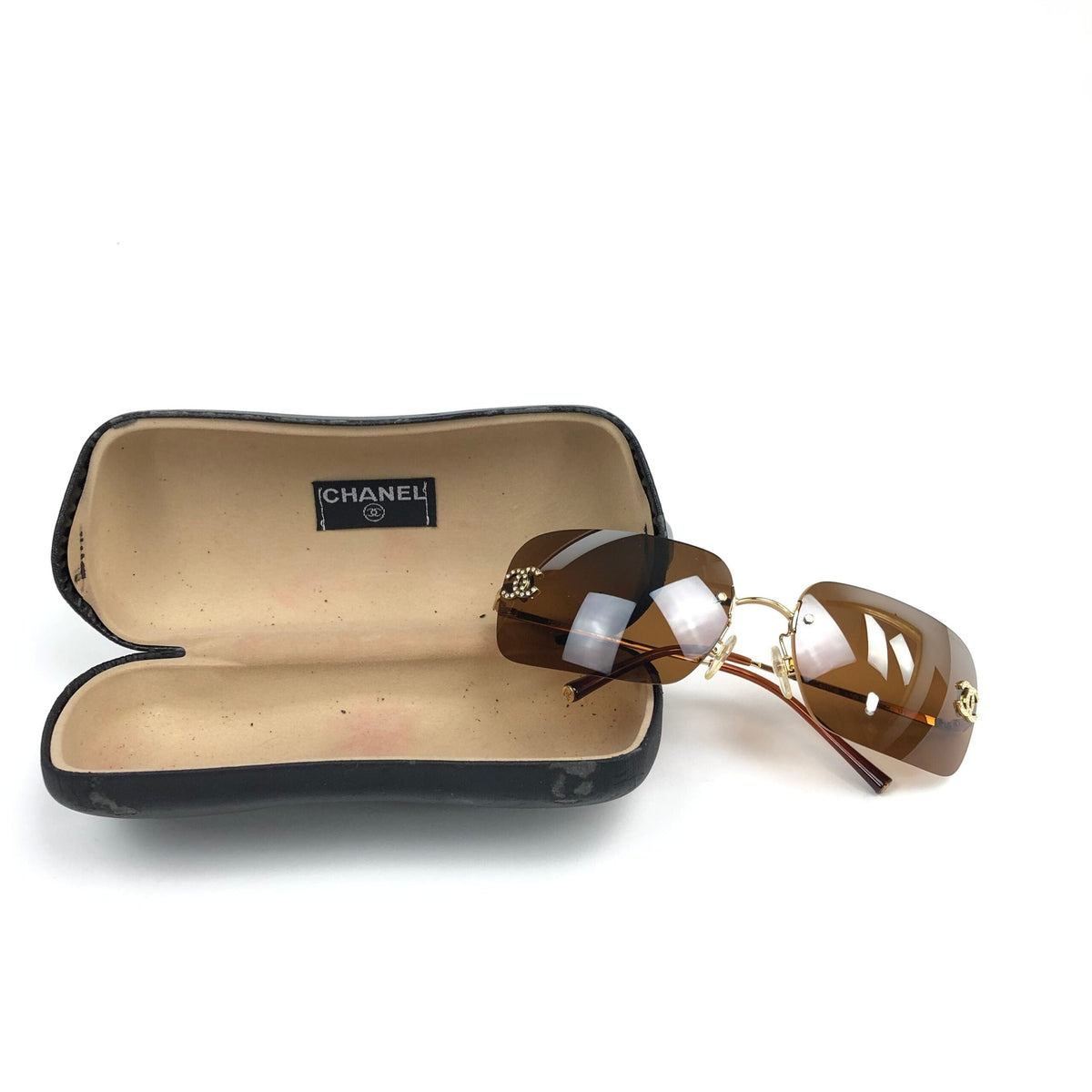 CHANEL RIMLESS SUNGLASSES