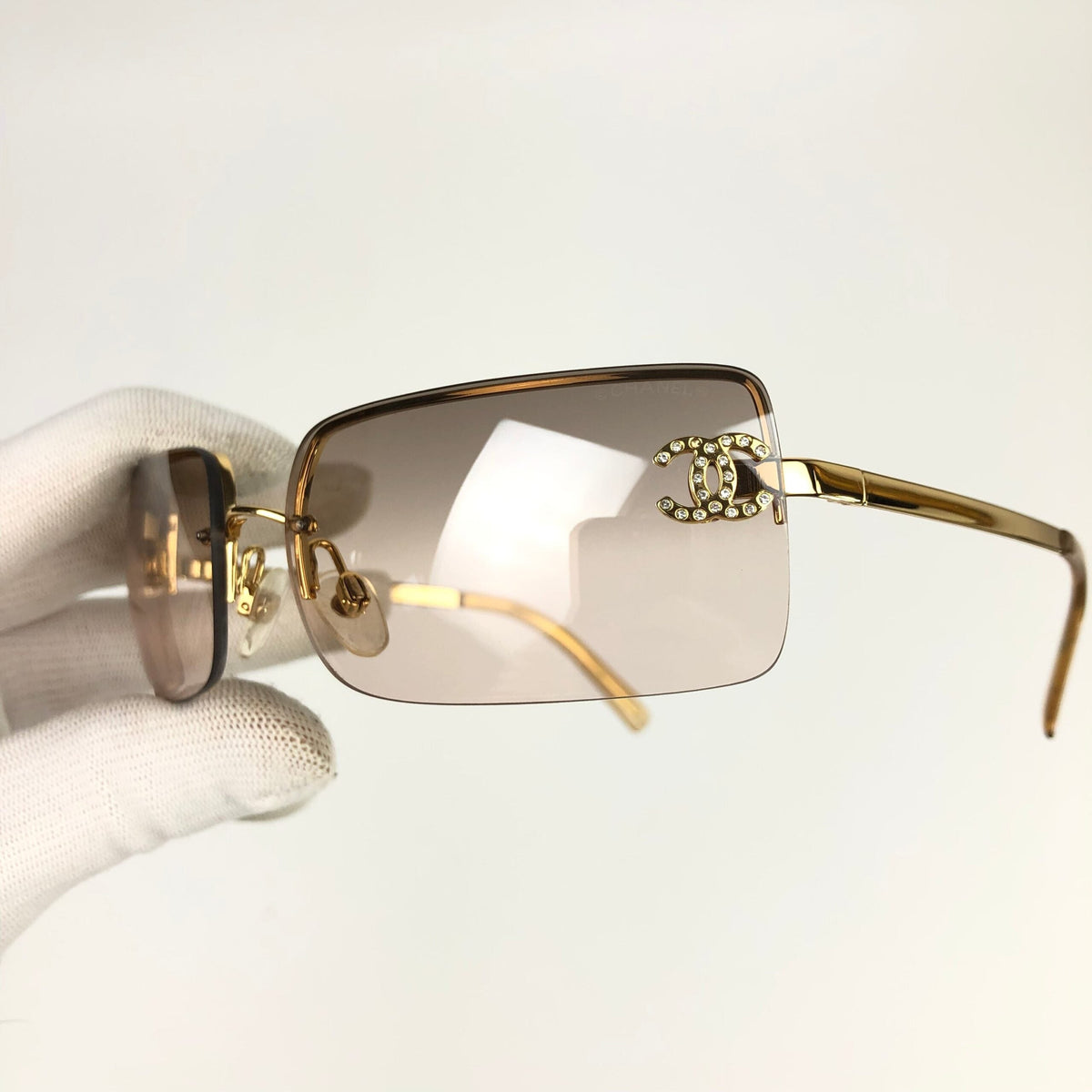 CHANEL RIMLESS SUNGLASSES