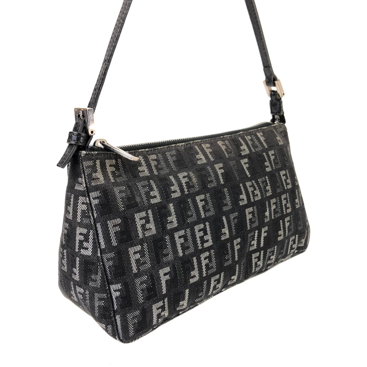 FENDI DENIM ZUCCA SHOULDER BAG