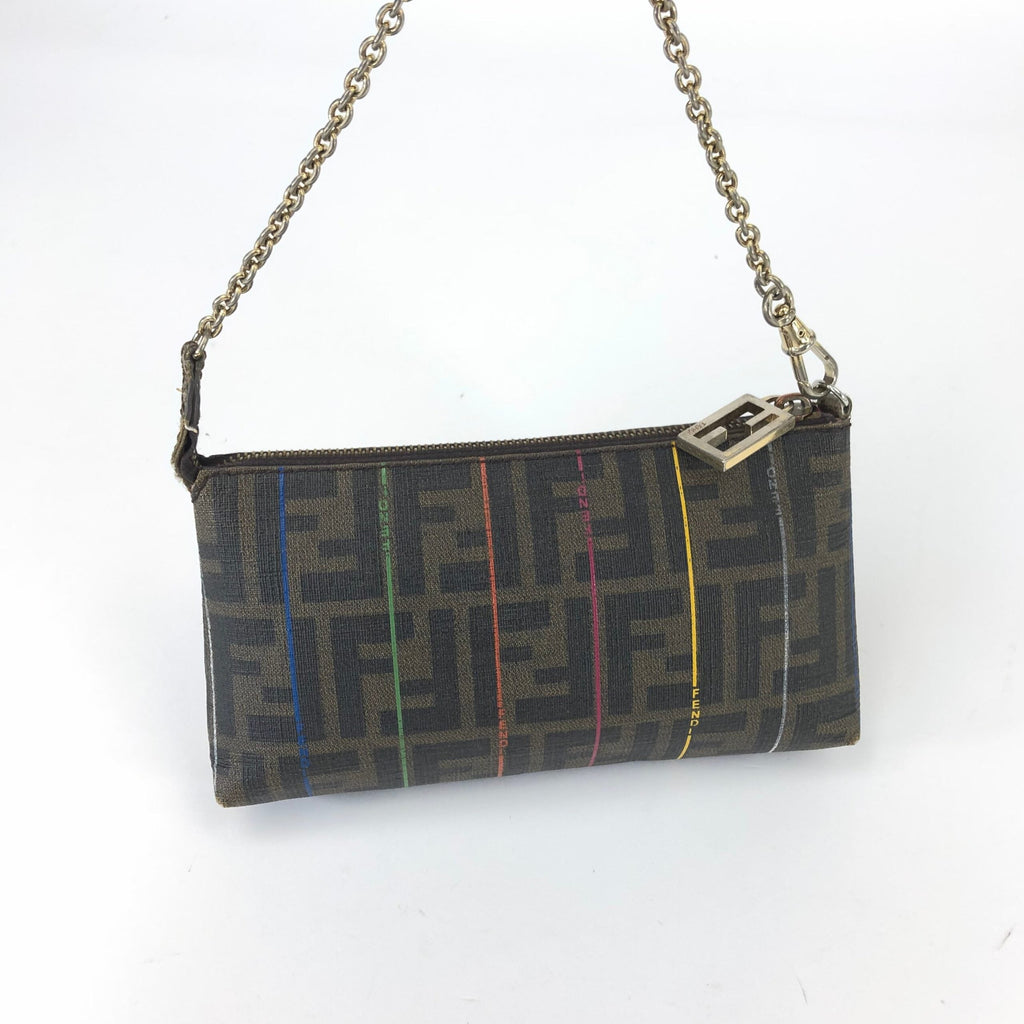 FENDI ZUCCA CHAIN BAG