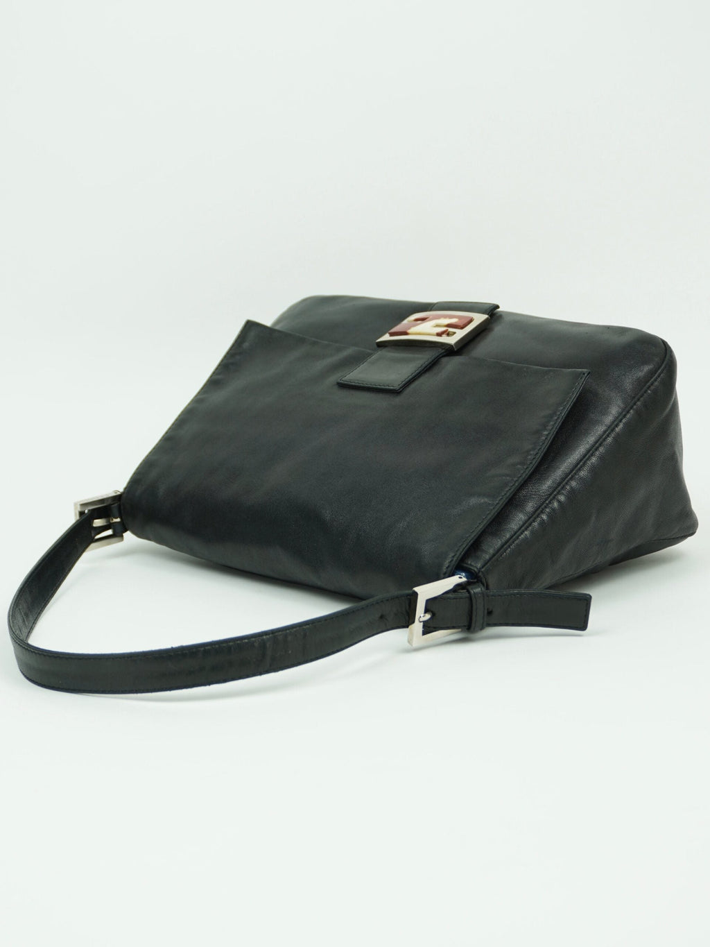 FENDI MAMA BAGUETTE WITH MARBLE BUCKLE