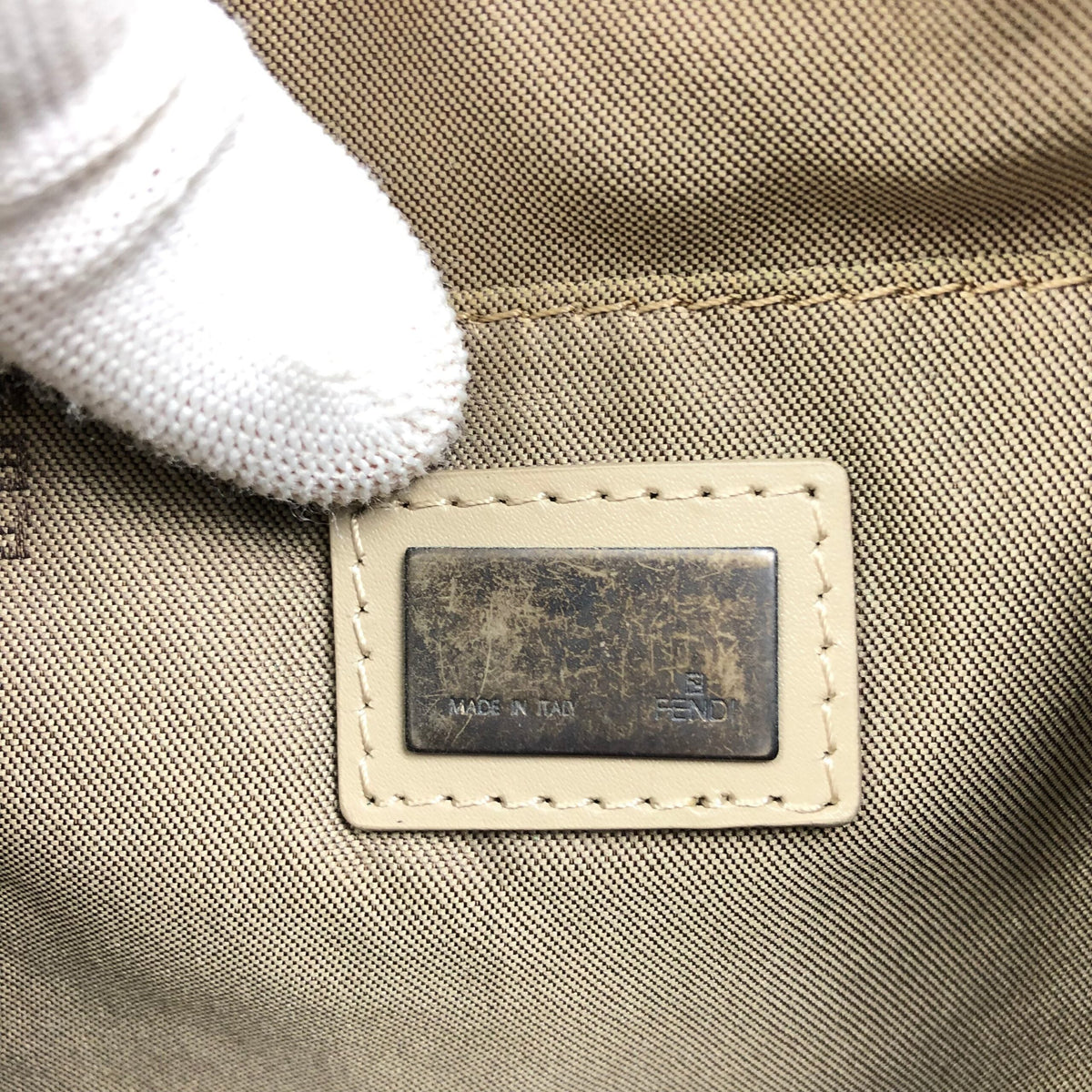FENDI ZUCCA SHOULDER BAG