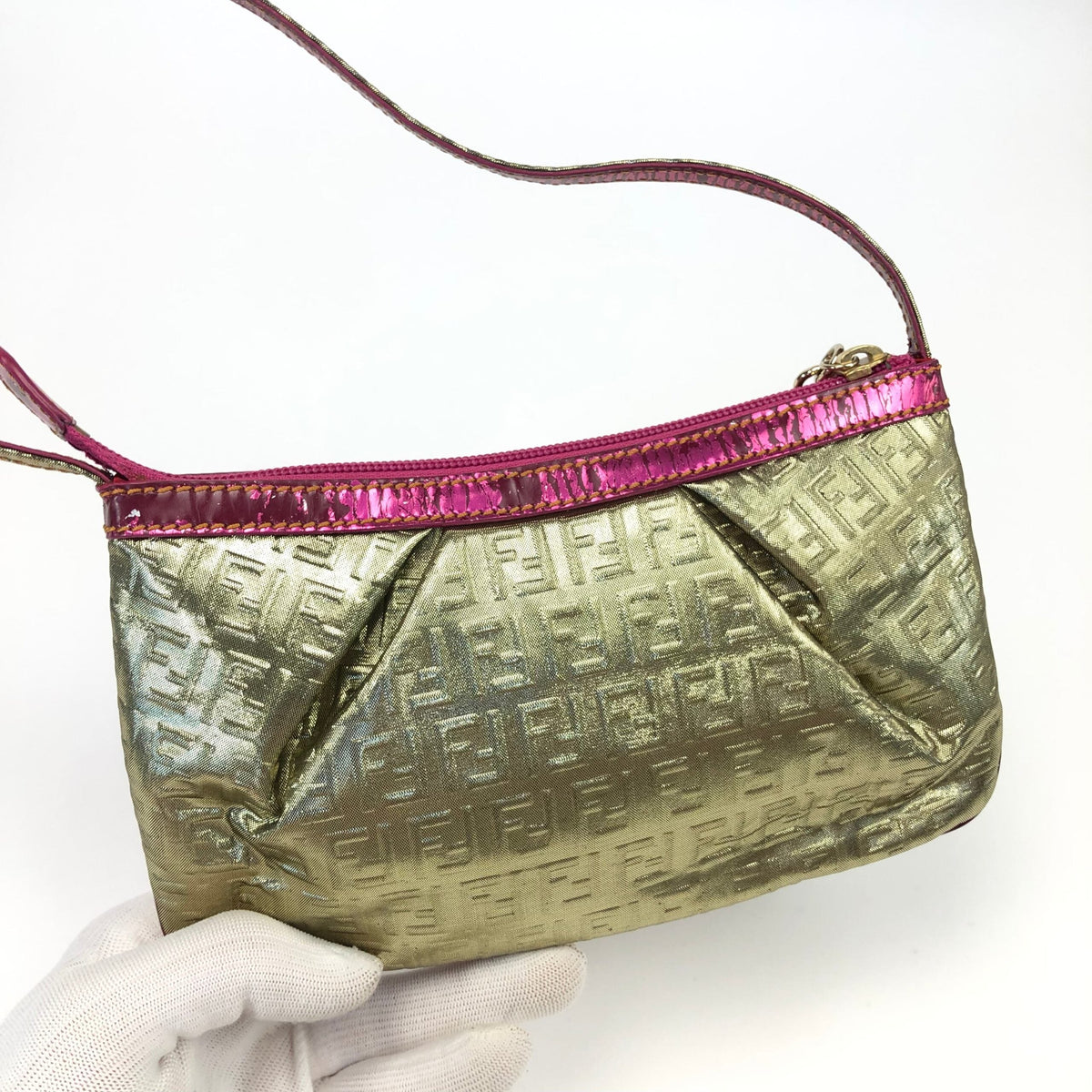 FENDI ZUCCA SHOULDER BAG