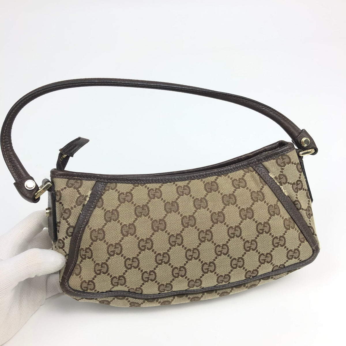 GUCCI MONOGRAM SHOULDER BAG