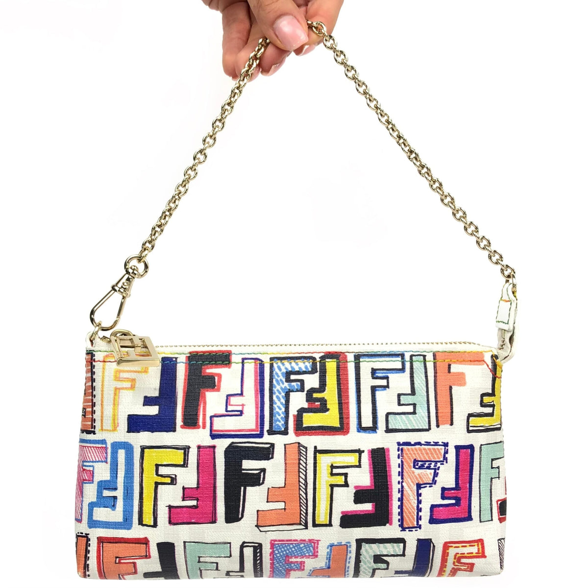 FENDI ZUCCA SHOULDER BAG