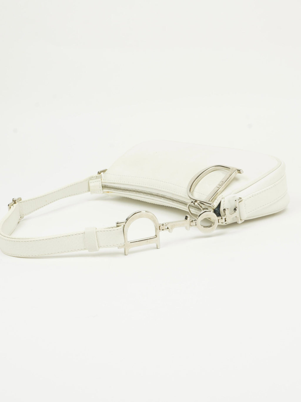 CHRISTIAN DIOR BAG WITH SILVER HARDWARE