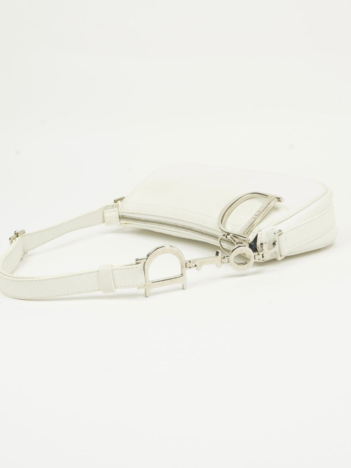 CHRISTIAN DIOR BAG WITH SILVER HARDWARE