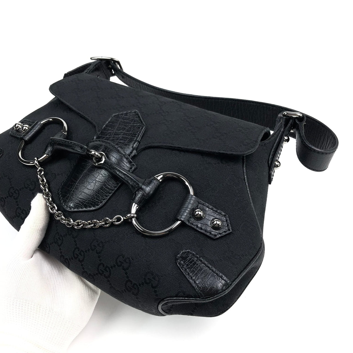 GUCCI HORSEBIT CHAIN SHOULDER BAG