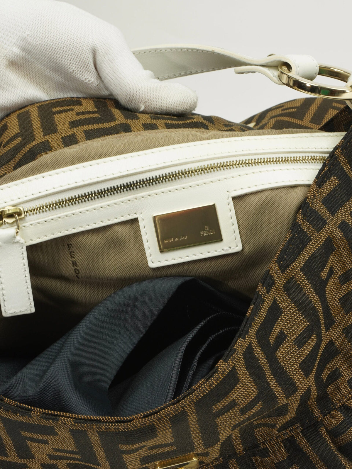 FENDI ZUCCA SHOULDER BAG