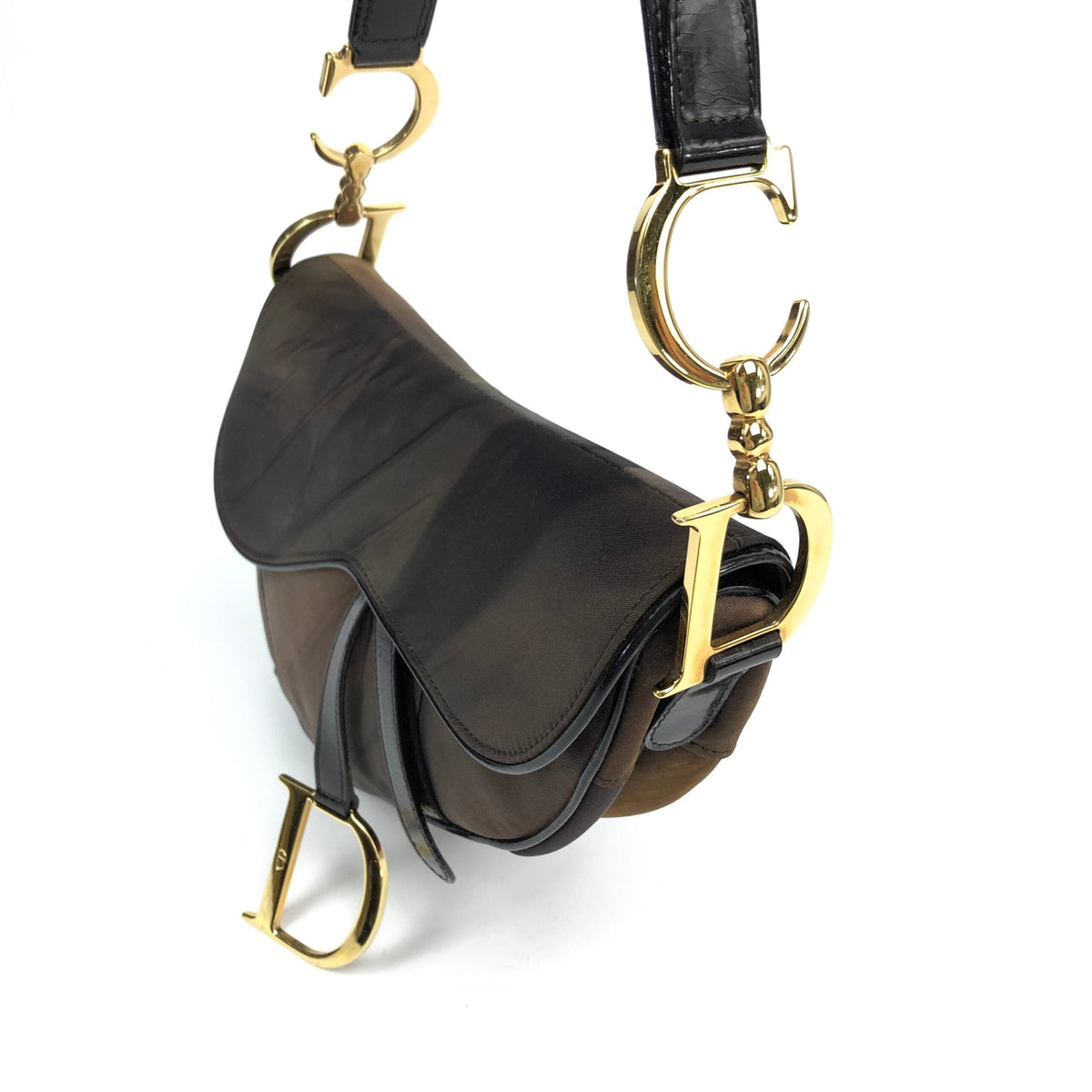 CHRISTIAN DIOR WATERCOLOUR SADDLE BAG