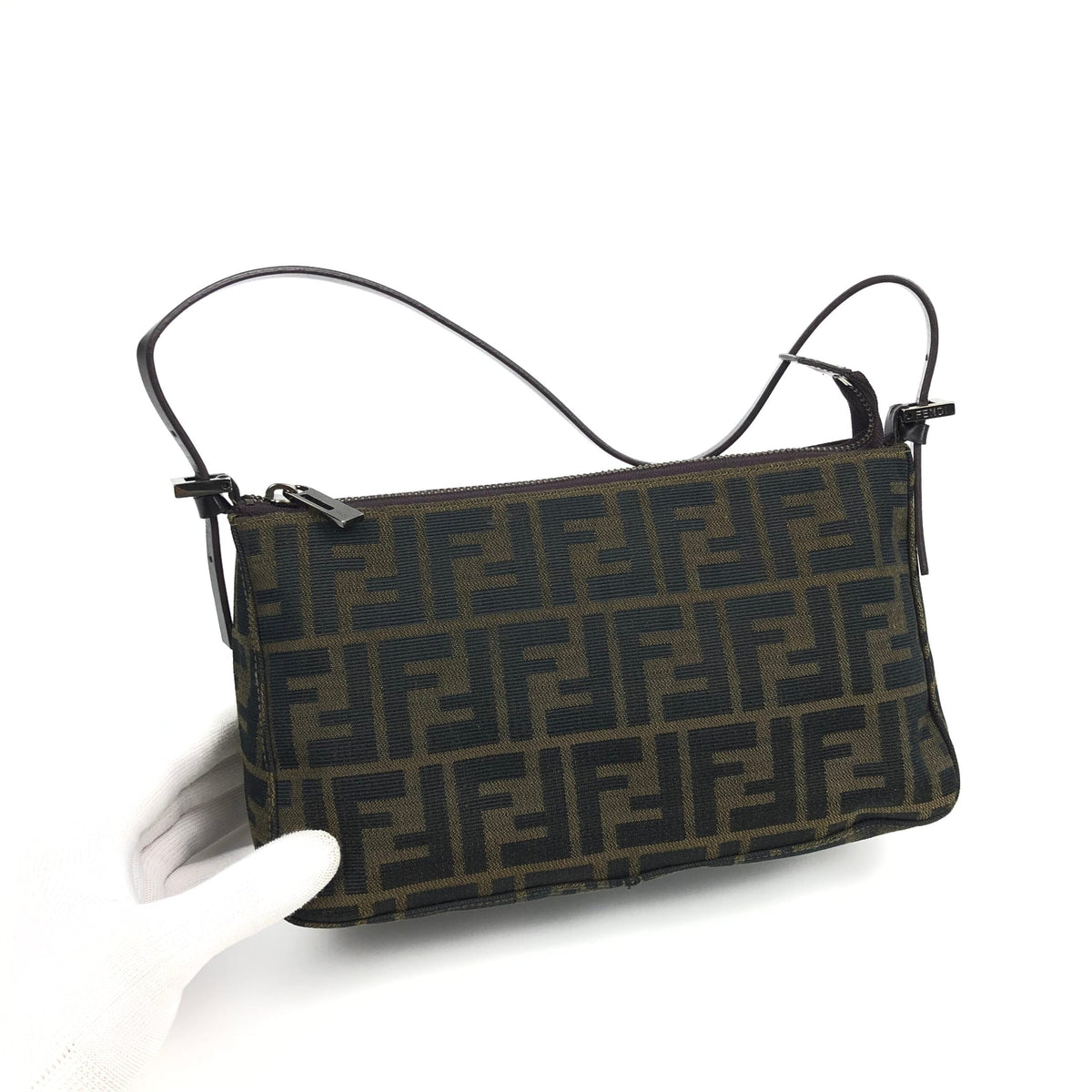 FENDI ZUCCA SHOULDER BAG