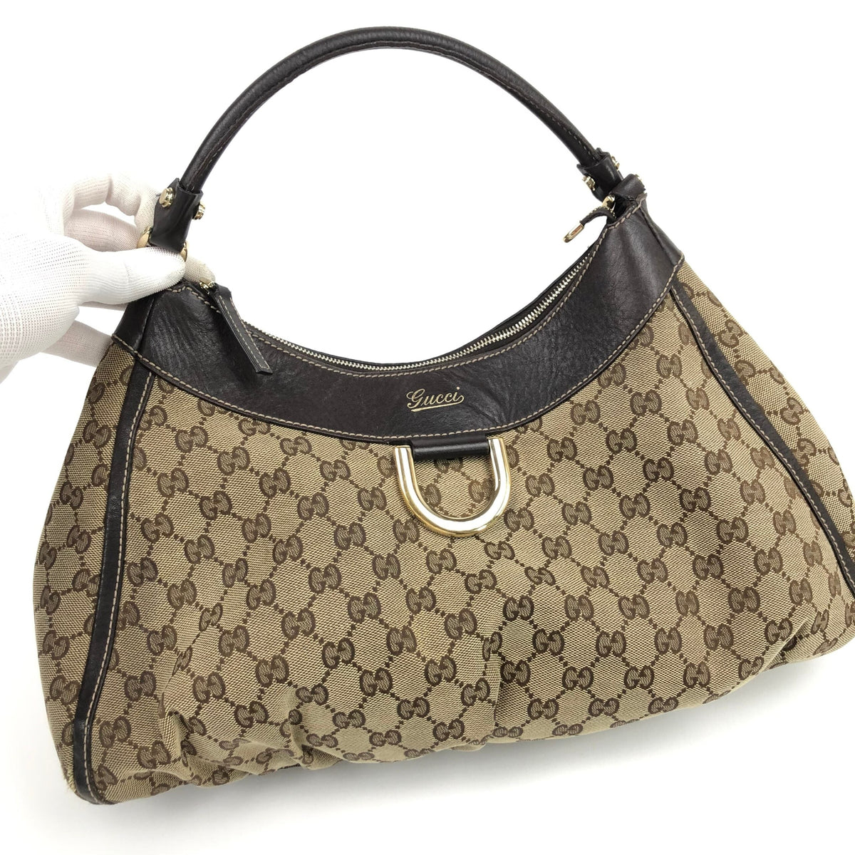 GUCCI MONOGRAM ABBEY BAG