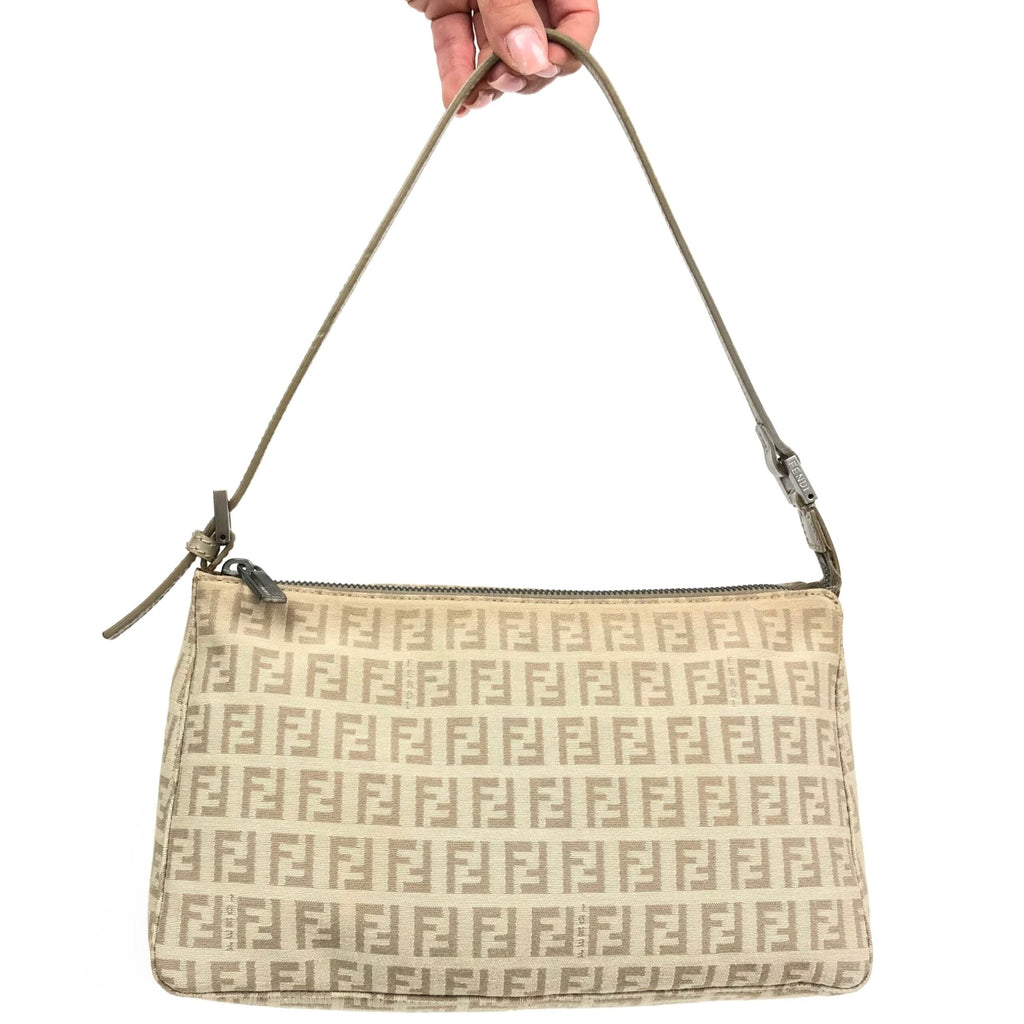FENDI ZUCCA SHOULDER BAG