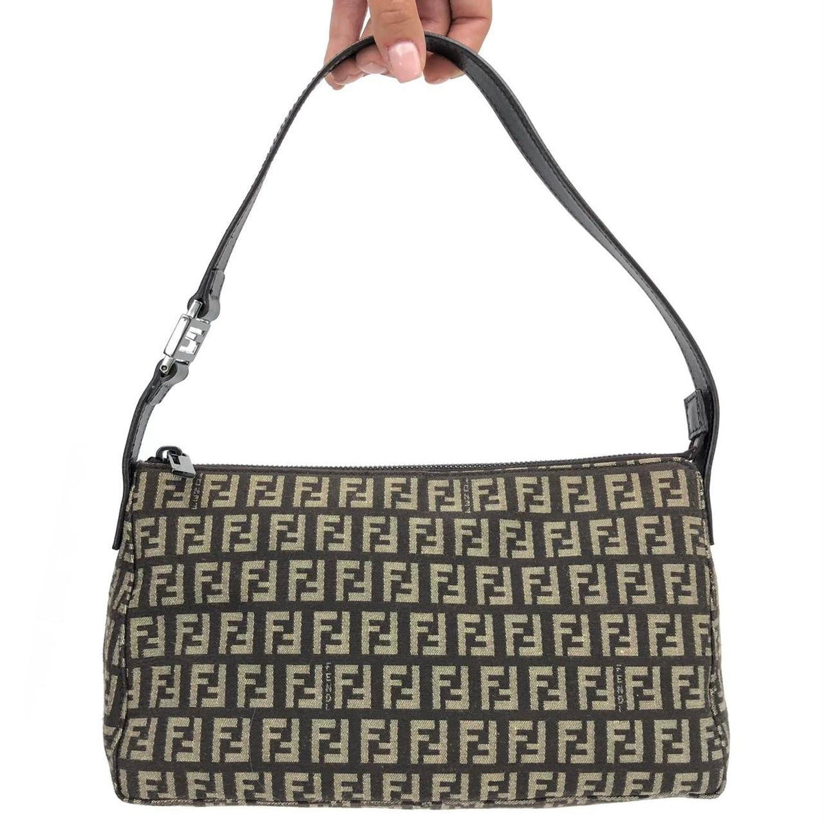 AUTHENTIC FENDI ZUCCA SHOULDER BAG