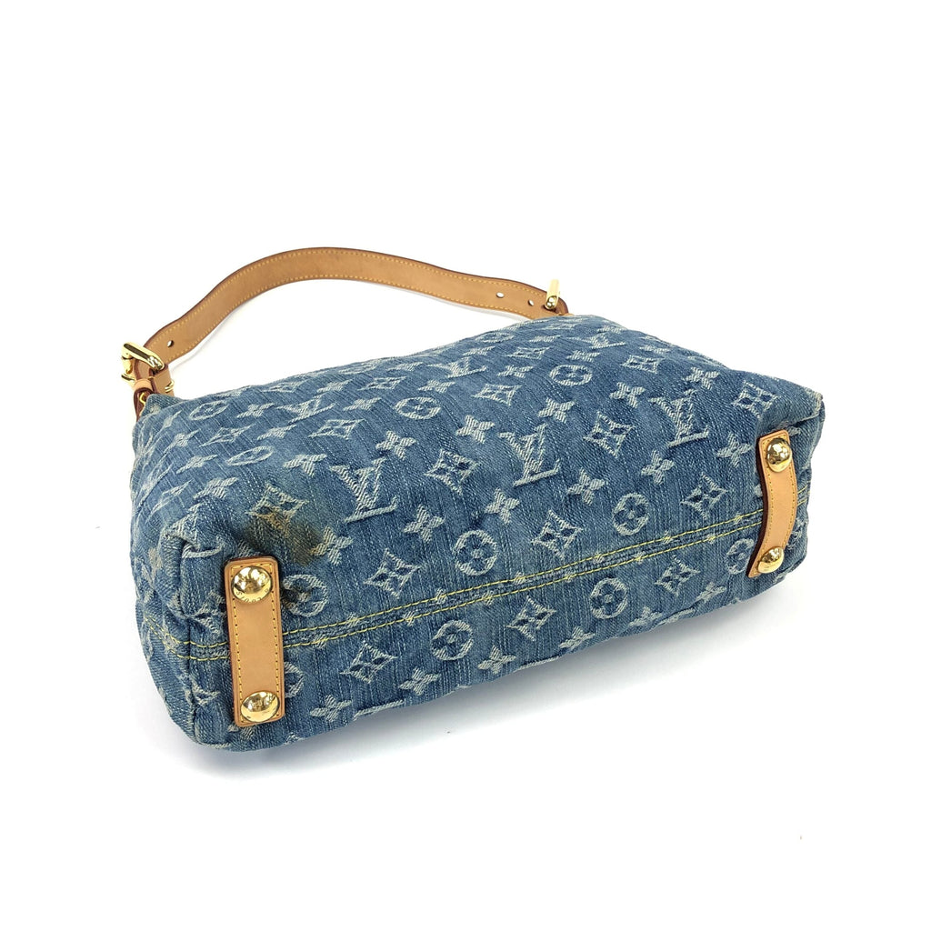LOUIS VUITTON BAGGY PM DENIM SHOULDER BAG