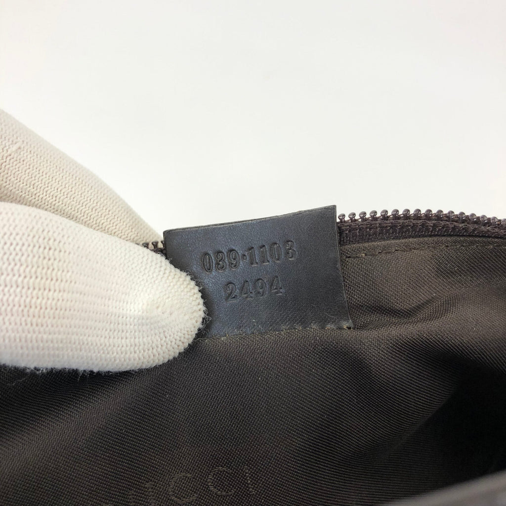 GUCCI MONOGRAM SHOULDER BAG