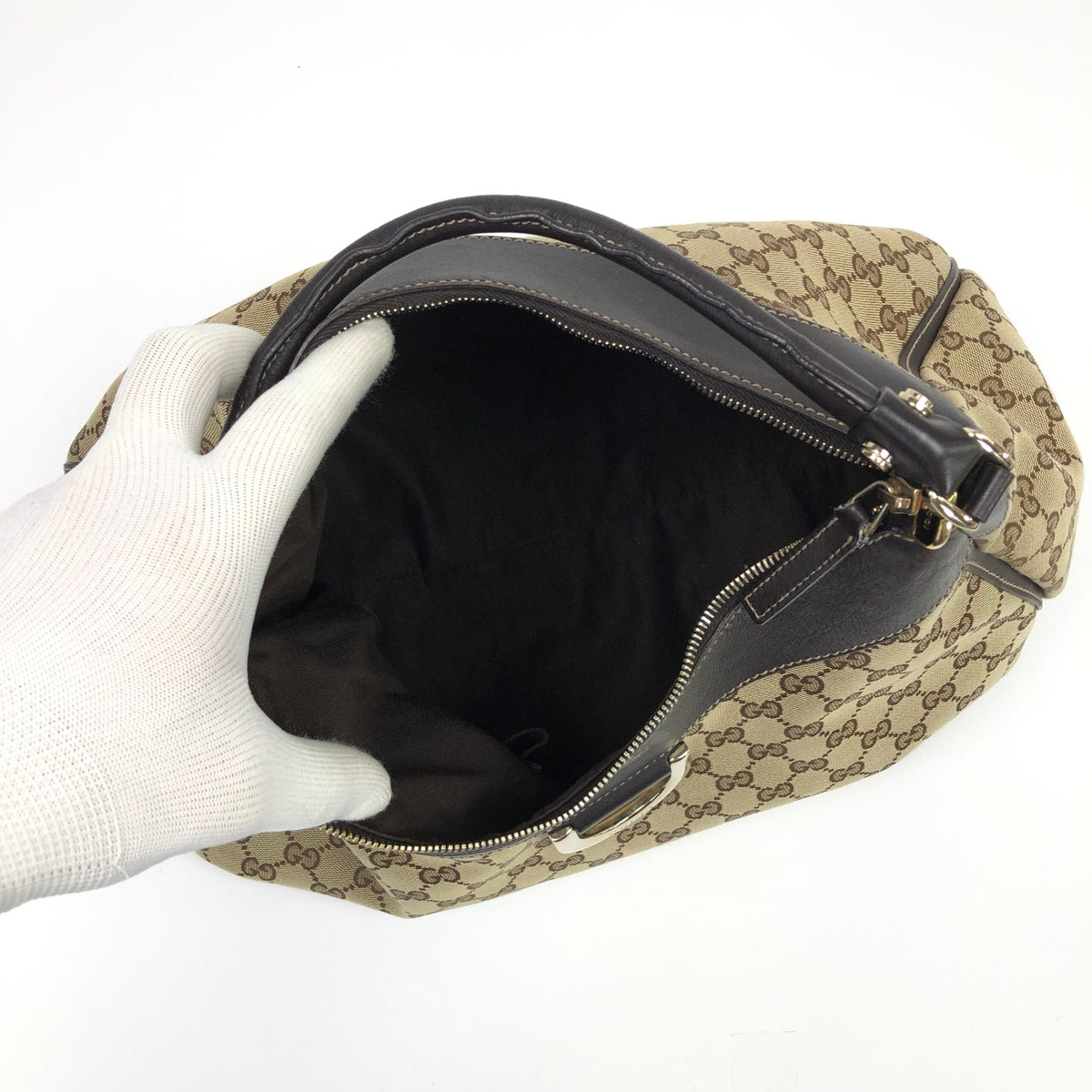 GUCCI MONOGRAM ABBEY BAG