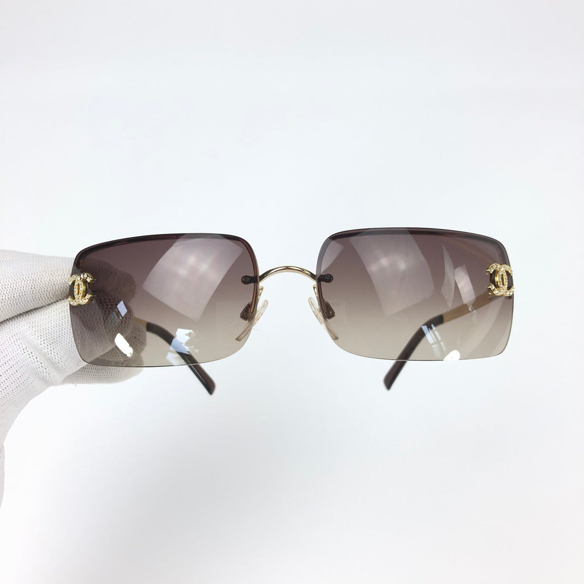 CHANEL RIMLESS SUNGLASSES