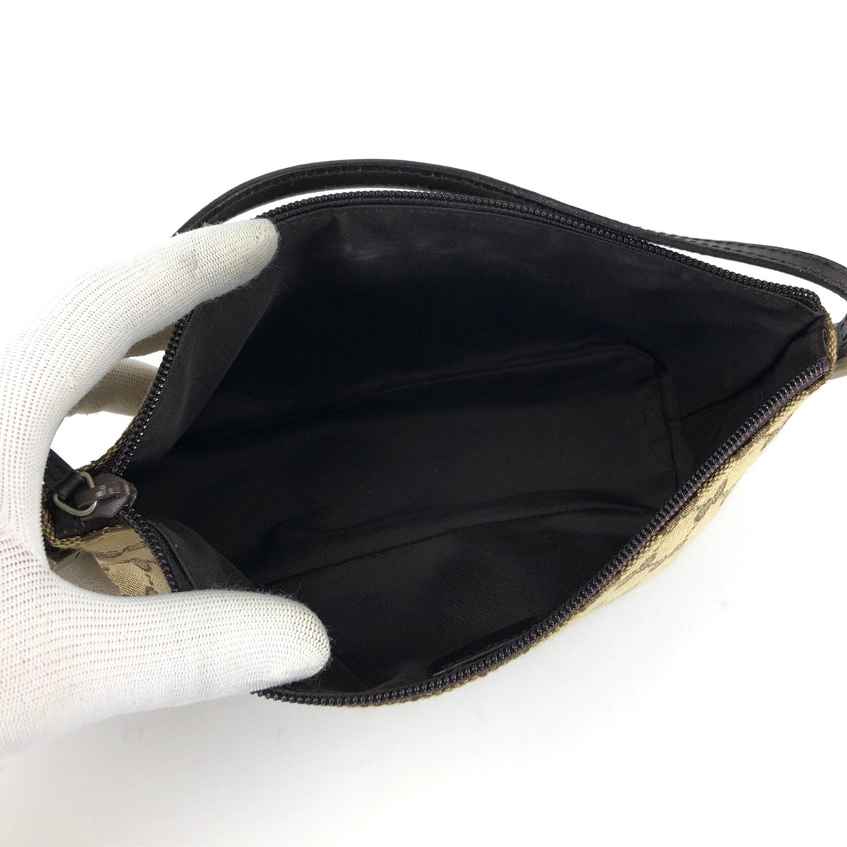 GUCCI MONOGRAM SHOULDER BAG