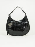 CHRISTIAN DIOR CROCODILE EMBOSSED CORSET HOBO