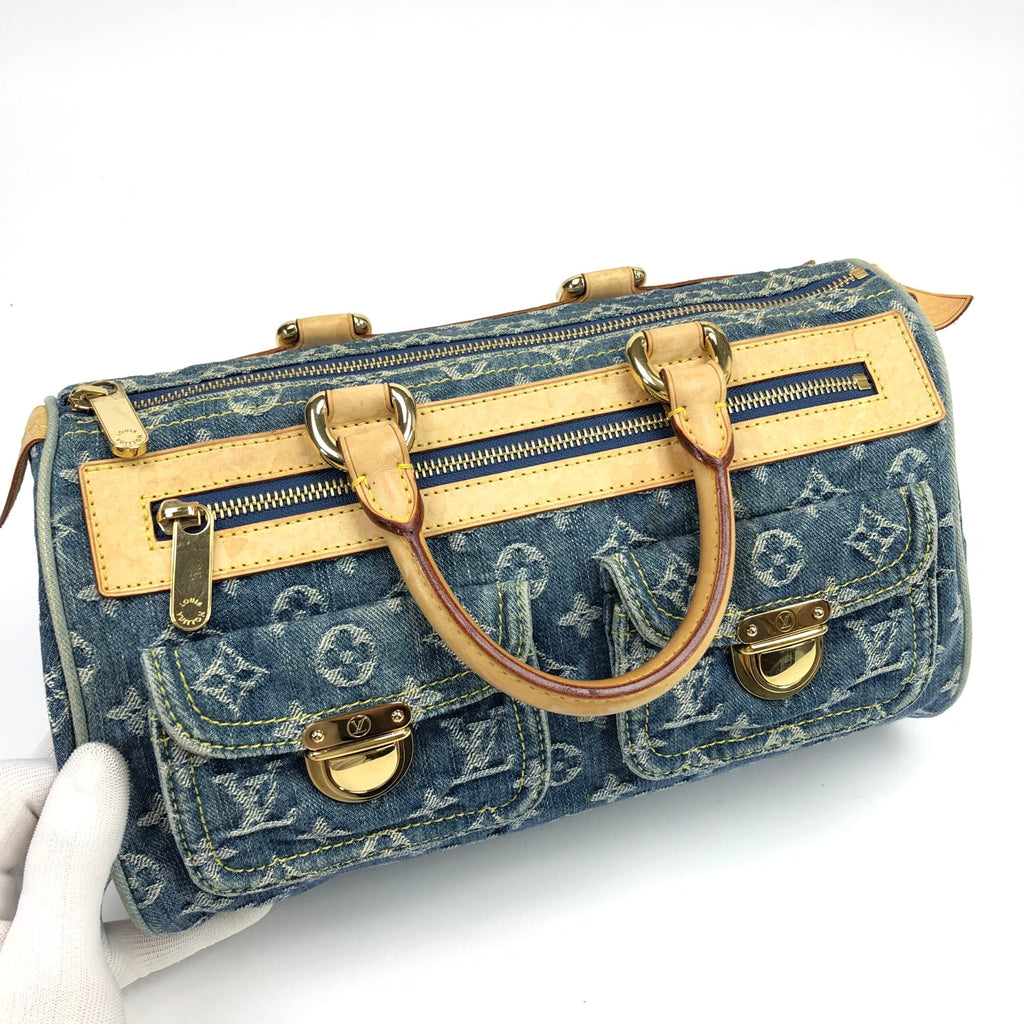 LOUIS VUITTON DENIM NEO SPEEDY BAG
