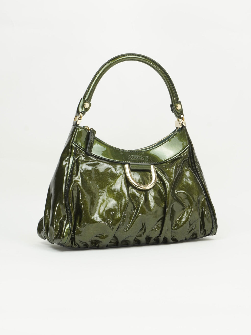 GUCCI PATENT LEATHER ABBEY BAG