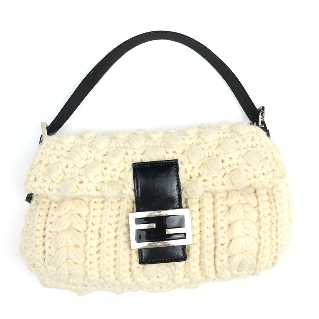 FENDI CROCHET BAGUETTE BAG
