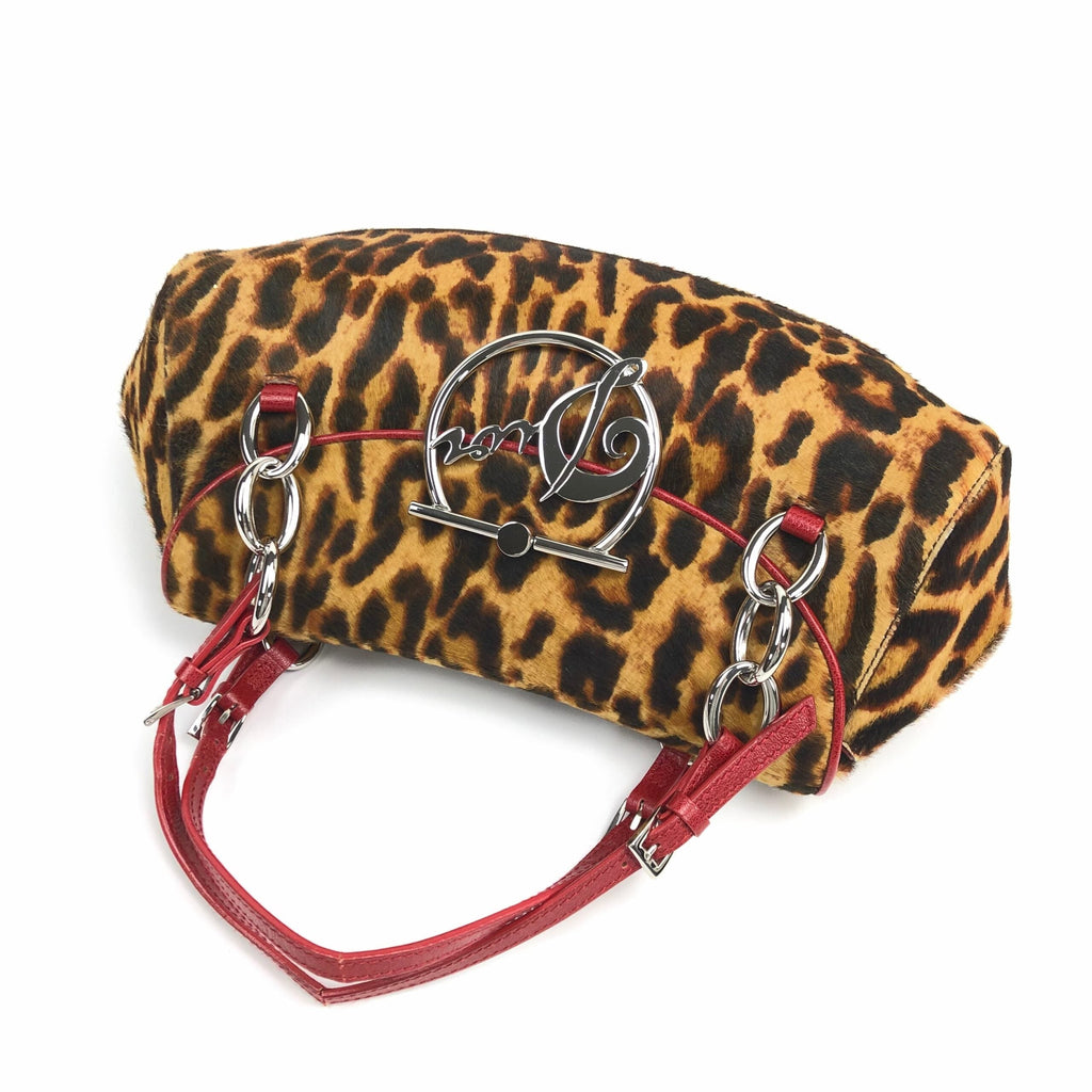 CHRISTIAN DIOR PONY HAIR CHEETAH BAG