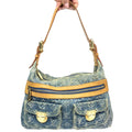 LOUIS VUITTON BAGGY PM DENIM SHOULDER BAG