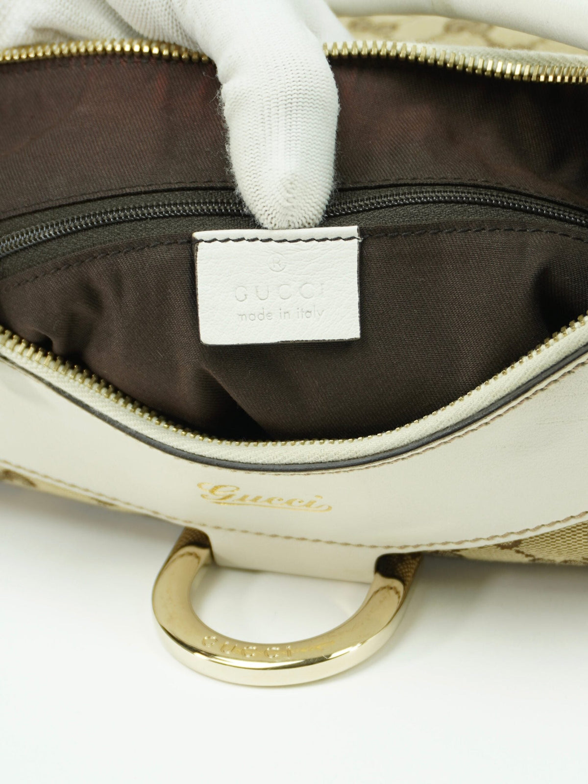 GUCCI MONOGRAM ABBEY BAG