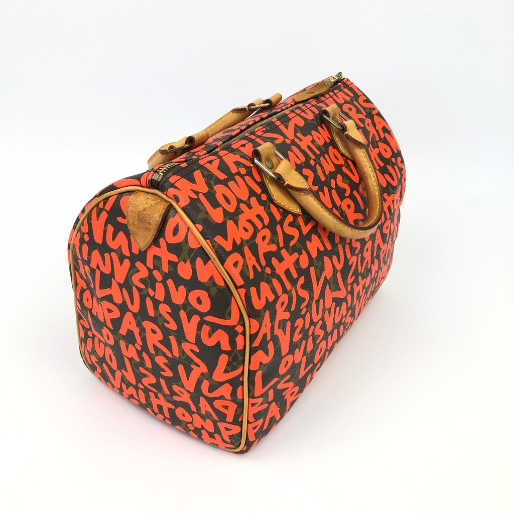 LOUIS VUITTON STEPHEN SPROUSE GRAFFITI SPEEDY 30 BAG
