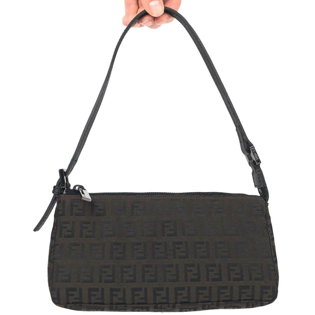 FENDI ZUCCA SHOULDER BAG