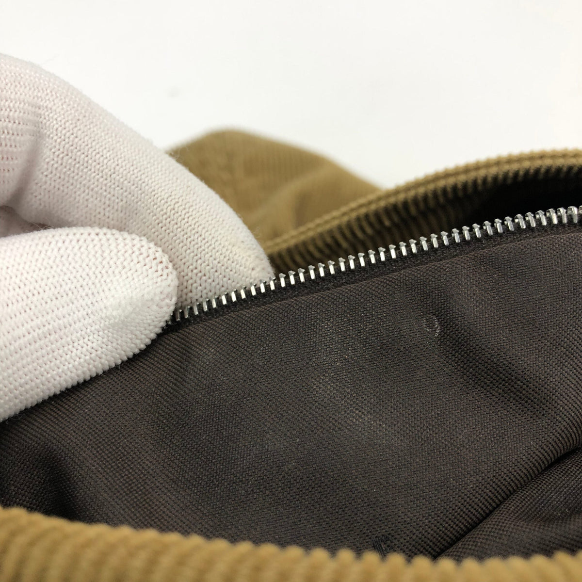FENDI CORDUROY SHOULDER BAG