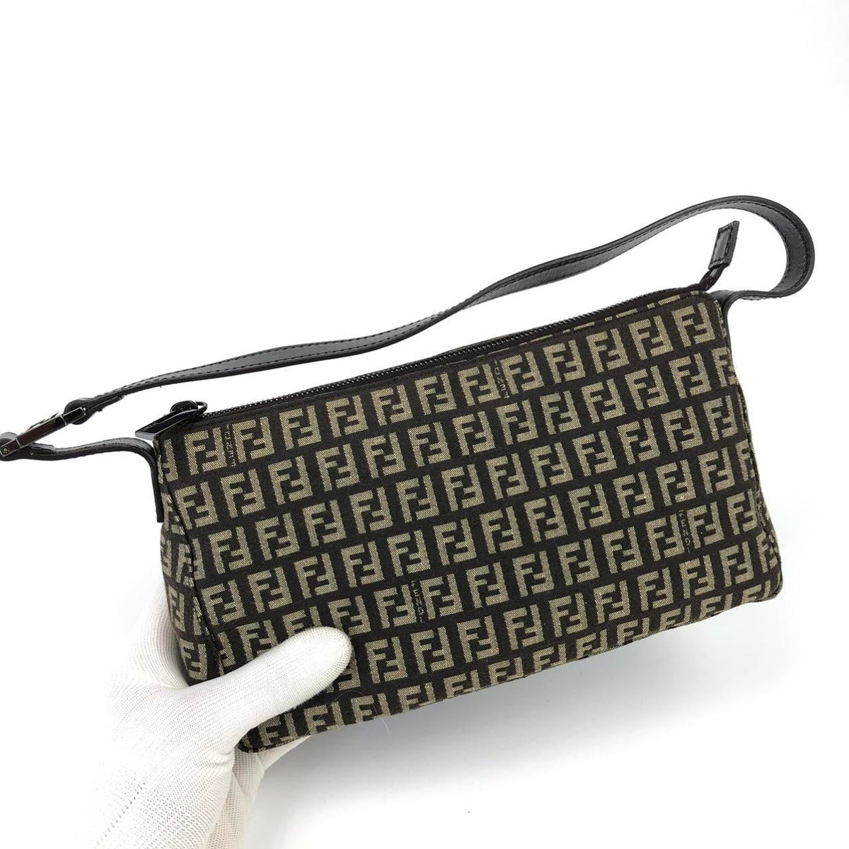 AUTHENTIC FENDI ZUCCA SHOULDER BAG