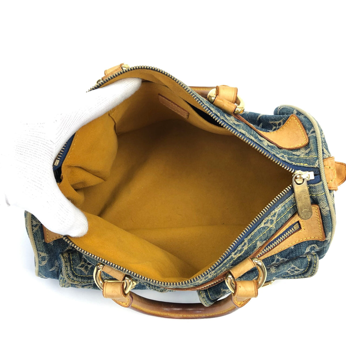 LOUIS VUITTON NEO SPEEDY DENIM BAG
